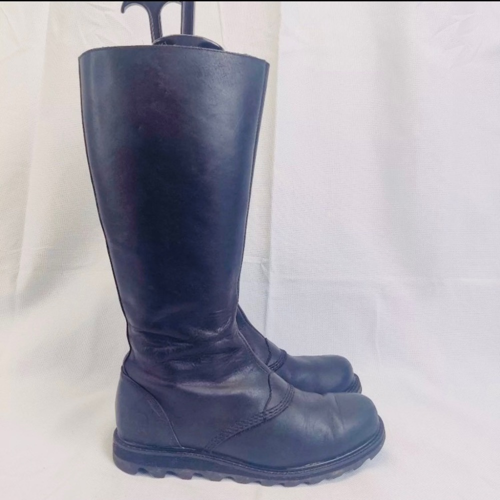 ♥️ Discontinued Sorel ‘Scotia’ Black Leather Tall Boots. Women’s 6.5. Gorgeous! - Picture 5 of 10